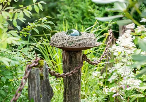 Gartengestaltung mit Dekor – fantasievolle Gartendekoration